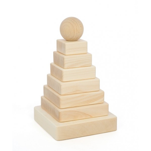 Zabawka drewniana TARNAWA Wieża -nauka przez zabawę