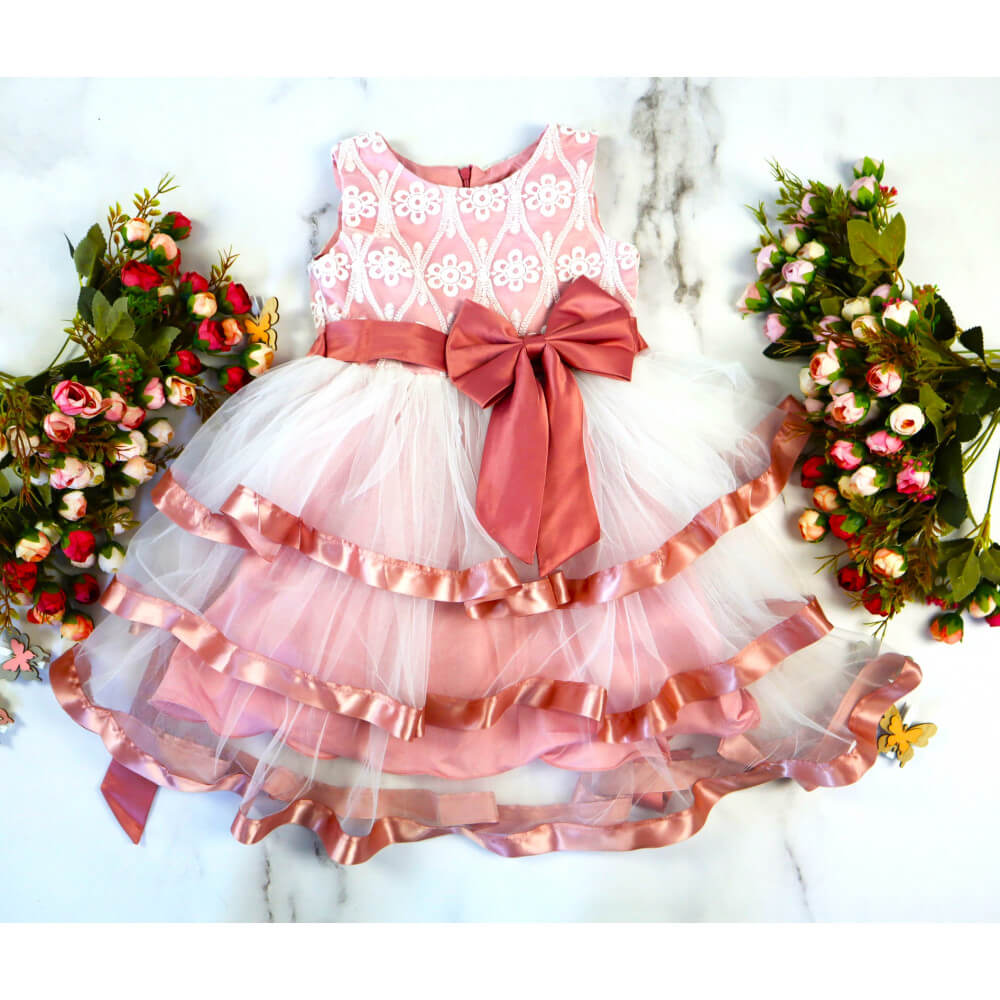 Elegancka tiulowa sukienka balowa dla dziewczynki- kolory do wyboru