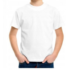T-shirt biały basic idealny do szkoły