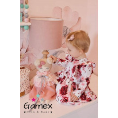 Sukienka dziewczęca GAMEX w kwiatuszki