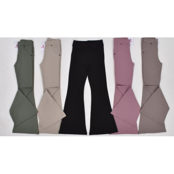 VIOLLEN Dzwony dziewczęce spodnie materiałowe- kolory do wyboru